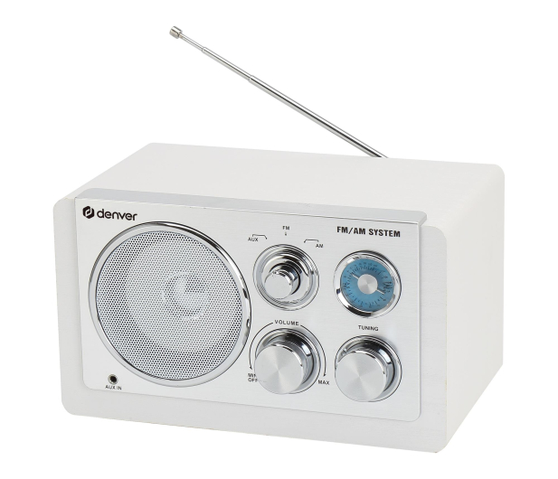 Denver Radio AM/FM Denver TR-63B białe - 1535061 - zdjęcie